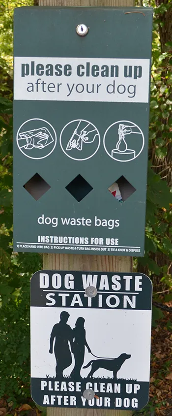 dog waste station